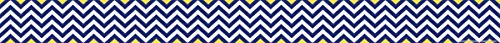 Barker Creek Double-Sided Border 2-Pack, Navy & Yellow Chevron, Decorate Galore with 70' of Border, Coordinating Designs Printed On Both Sides for Twice The Value, 3" x 70' (3694)