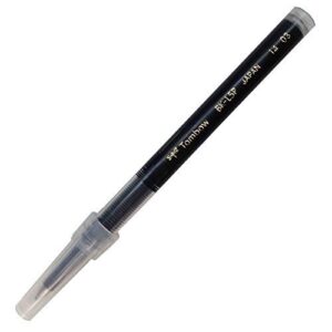 tombow zoom 505 liquid ink roller ball pen refill - 0.5 mm - black 7 set