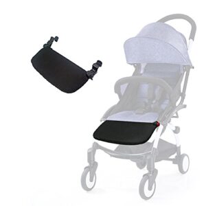 stroller footrest 16cm accessories fit for babyzen yoyo yoya baby time feet extension infant pram footboard (black)