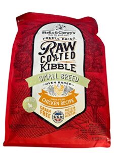 stella & chewy's raw coated small breed chicken recipe dog food 10lb (186011001677)