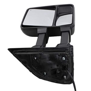 MOTOOS Towing Mirrors Replacement for 1999-2007 Ford F250 F350 F450 F550 Super Duty 2002-2005 Ford Excursion Power Heated with Signal Light Both Driver and Passenger Side Rear View Tow Mirrors