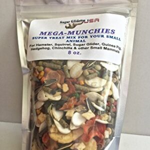 Hamster/Sugar Glider/Small Animal 'MEGA Munchies' BONDING Treat 8 OZ.