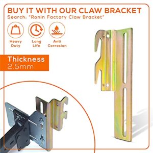 Ronin Factory Bed Frame Brackets Adapter for Headboard Extra Heavy Duty, Set of 2 Brackets with Hardware Modification Plate