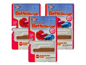 hikari betta bio-gold baby pellets fish food bundle bonus pack 3 pack