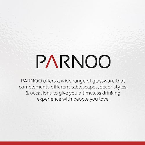 Pint Glasses Set of 6 - 16 oz Drinking Glasses Made for Cold Beverages - 16 oz Mixing Glass & Highball Glasses Set of 6 for Homes, Pubs & More - Freezer & Dishwasher-Friendly Cocktail Glasses, PARNOO