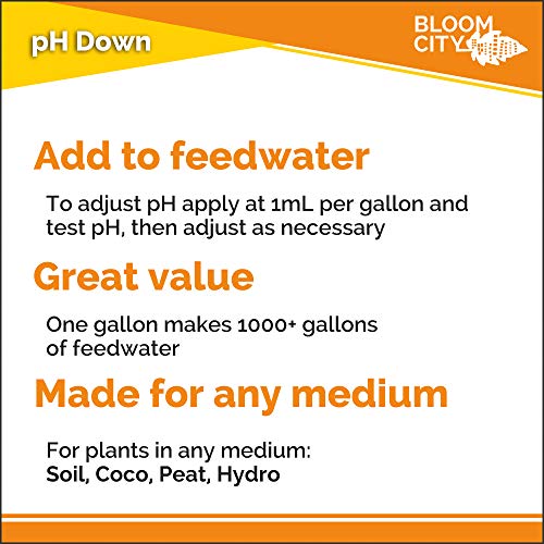 Bloom City Professional pH Down Liquid Fertilizer, Quart (32 oz)