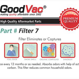 GoodVac Replacement HEPA Filter Compatible with Sharp FZ-A80HFU Ion Air Purifier