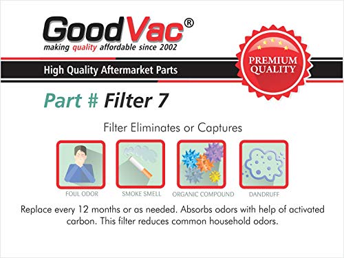 GoodVac Replacement HEPA Filter Compatible with Sharp FZ-A80HFU Ion Air Purifier