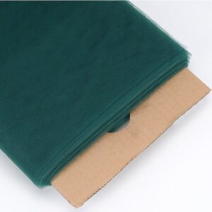 ak trading co. ak trading new 54" wide x 40 yards tulle fabric bolt-hunter green