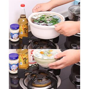 Kitchen Stove Accessories Five Ear Cream Pot Shelf Safe Gas Stove Pot Gas Stove Fittings Bracket Rack