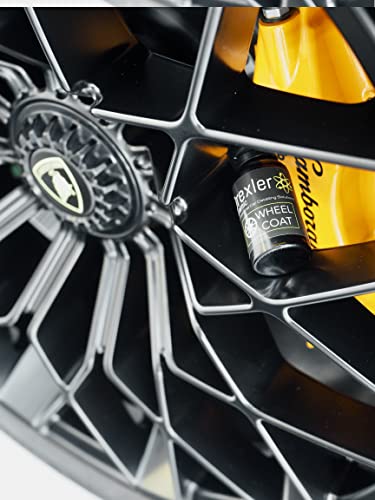 Drexler Ceramic Wheel Coat Coating 20ml 9H Professional Grade Hydrophobic Protection High Gloss Finish Water and Dirt Repellent for All Types of Wheels - Matte Rims