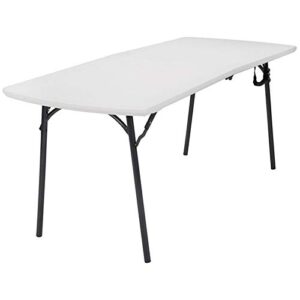 coscoproducts diamond series 300 lb. weight capacity folding table, 6' x 30", white