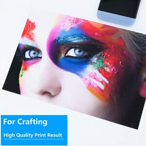 A-SUB 8.5x11 Inch Waterproof Inkjet Transparency Film for Silk Screen Printing 100 Sheets