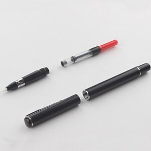 Synthetic Hair Calligraphy Pen Fountain Pen with Metal Shaft for Calligraphy