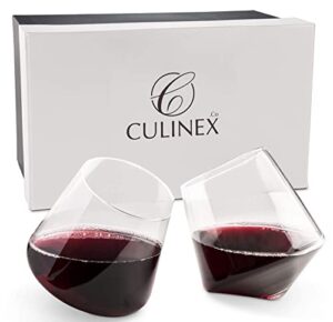 stemless wine glasses set of 2 aerating wine glasses elegant wine glasses stemless large wine glass culinexco.com red wine glass tumbler stemless wine glass set cup wine cups non drip no spill glass