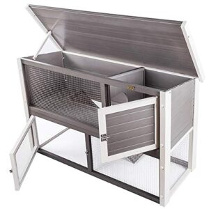 ecoFLEX Columbia Rabbit Hutch, Grey