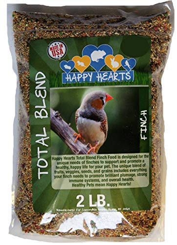 Happy Hearts Total Blend Finch Food (2 Pounds)