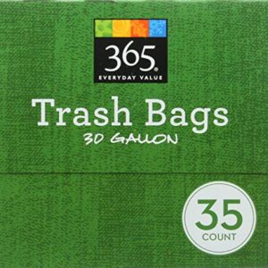 365 by Whole Foods Market, Drawstring Trash Bags (30 Gallon), 35 ct