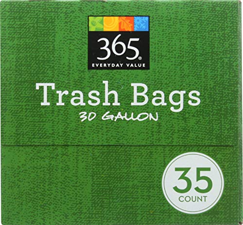 365 by Whole Foods Market, Drawstring Trash Bags (30 Gallon), 35 ct