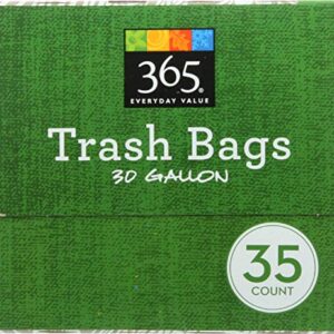 365 by Whole Foods Market, Drawstring Trash Bags (30 Gallon), 35 ct