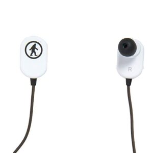 wireless earbuds, tags 2.0 by outdoor tech, bluetooth sweatproof in-ear headphones - white