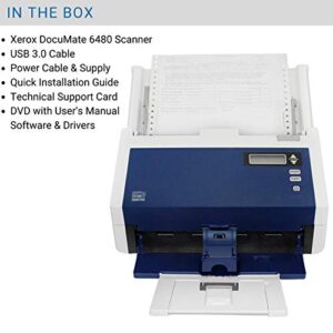 Xerox DocuMate 6480 Duplex Document Scanner for PC, Automatic Document Feeder