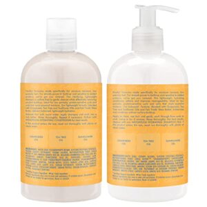 SheaMoisture Low Porosity Protein-Free Set w/Baobab & Tea Tree Oils â€“ Includes 13 oz. Shampoo & 13 oz. Conditioner