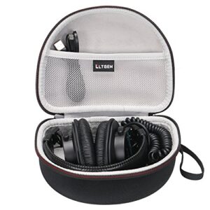 ltgem hard headphones case for sony mdr7506 professional large diaphragm headphone - travel carrying storage bag