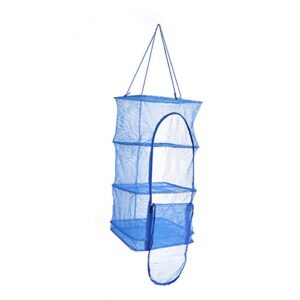 Fish Mesh Hanging Drying Net Food Dehydrator Foldable 4 Layers Drying Dryer Net Drying Rack 1Pcs Vegetable Fish Dishes Mesh Hanging Drying Net Natural Way To Dry Food Meat Drying Rack