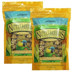 lafeber gourmet garden veggie nutri-berries for parrots 20 oz