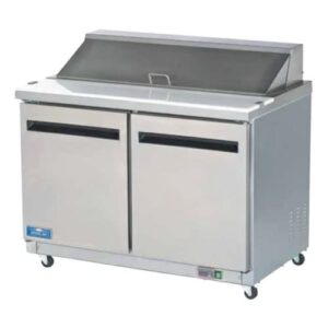 Arctic Air AST48R 48.25-Inch 2-Door Refrigerated Sandwich/Salad Prep Table, 115v