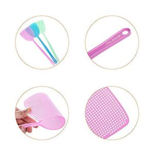 Fly Swatter, Strong Flexible Manual Swat Set Pest Control, Assorted Colors (3 Pack)