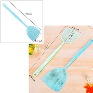 Fly Swatter, Strong Flexible Manual Swat Set Pest Control, Assorted Colors (3 Pack)