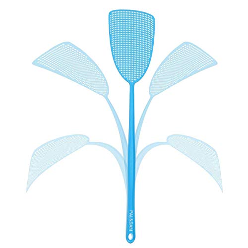 Fly Swatter, Strong Flexible Manual Swat Set Pest Control, Assorted Colors (3 Pack)