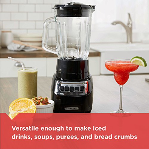 BLACK+DECKER Counter Top Blender, Black, BL1210BG