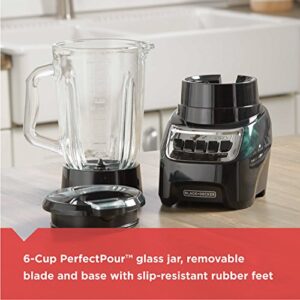 BLACK+DECKER Counter Top Blender, Black, BL1210BG