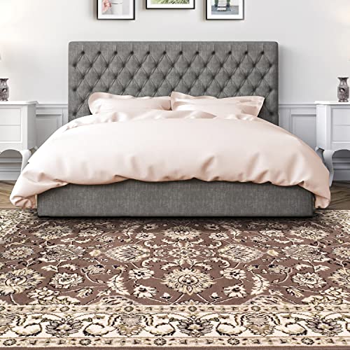 Superior Lille Area Rug, 4' x 6', Brown