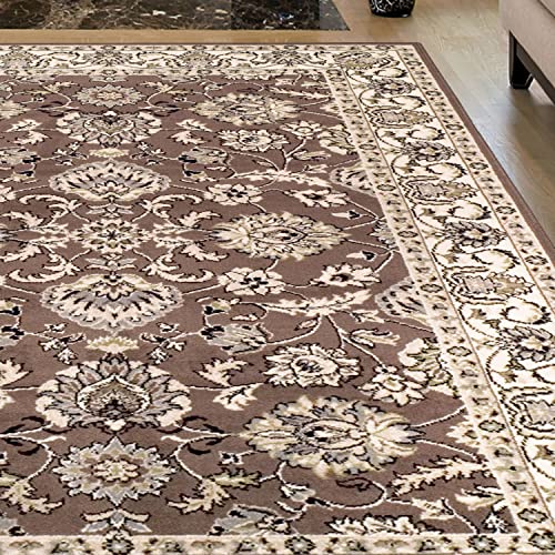 Superior Lille Area Rug, 4' x 6', Brown