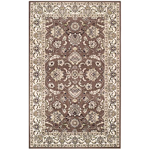 Superior Lille Area Rug, 4' x 6', Brown