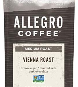 Allegro Coffee Vienna Roast Whole Bean Coffee, 12 oz