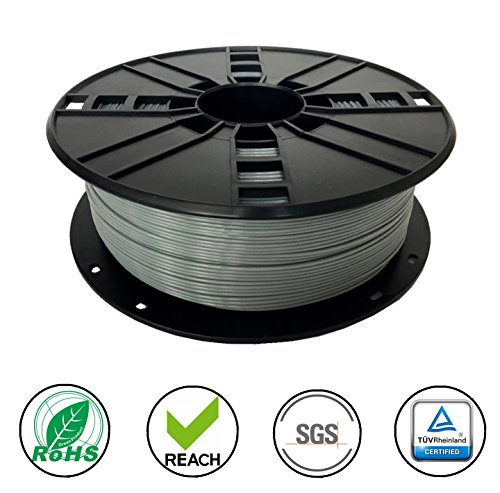 NOVAMAKER ABS Filament 1.75mm, Grey ABS 3D Printer Filament, 1kg Spool(2.2lbs), Dimensional Accuracy +/- 0.03mm, Fit FDM 3D Printer and 3D Pen