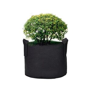 Ming Wei Garden Plant Bags / 6-Packs 5 Gallon Grow Bags/Aeration Fabric Pots/Handles (Black)