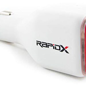 DualX Dual USB Charger for Car And Home by RapidX - Red