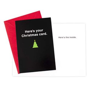 Hallmark Shoebox Funny Boxed Christmas Cards Assortment (4 Designs, 24 Christmas Cards with Envelopes),Assortment Box,1XPX1932