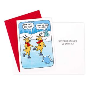 Hallmark Shoebox Funny Boxed Christmas Cards Assortment (4 Designs, 24 Christmas Cards with Envelopes),Assortment Box,1XPX1932