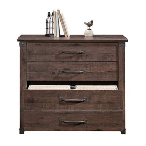 Sauder Carson Forge Lateral File, Coffee Oak finish