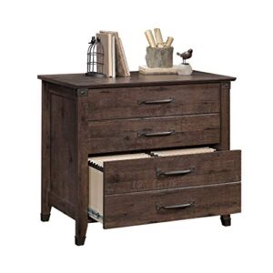 Sauder Carson Forge Lateral File, Coffee Oak finish