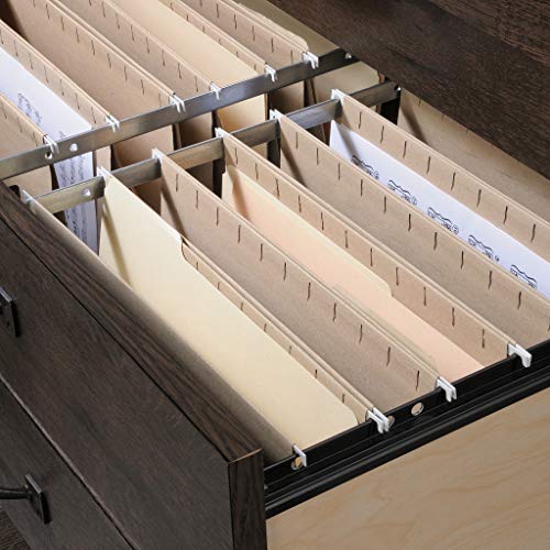 Sauder Carson Forge Lateral File, Coffee Oak finish