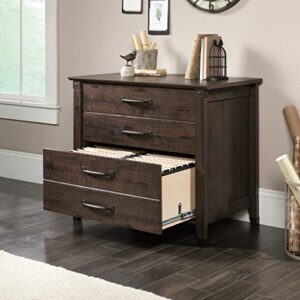 Sauder Carson Forge Lateral File, Coffee Oak finish