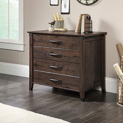 Sauder Carson Forge Lateral File, Coffee Oak finish